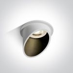 Recessed Spots Fixed Semi Trimless Dark Light Aluminium